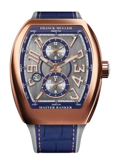 Franck Muller Vanguard MASTER BANKER V 45 MB SC DT BU Replica Watch